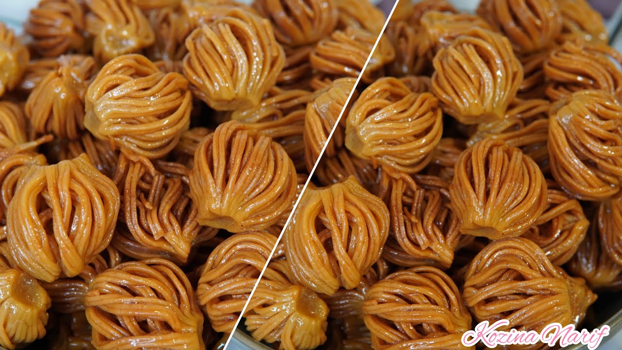 Ramadan Special: Chabakia an Spaghetti/شبكية البشنيخة باللوز اهشيشة كدوب فالفم / Spaghetti Chabakia