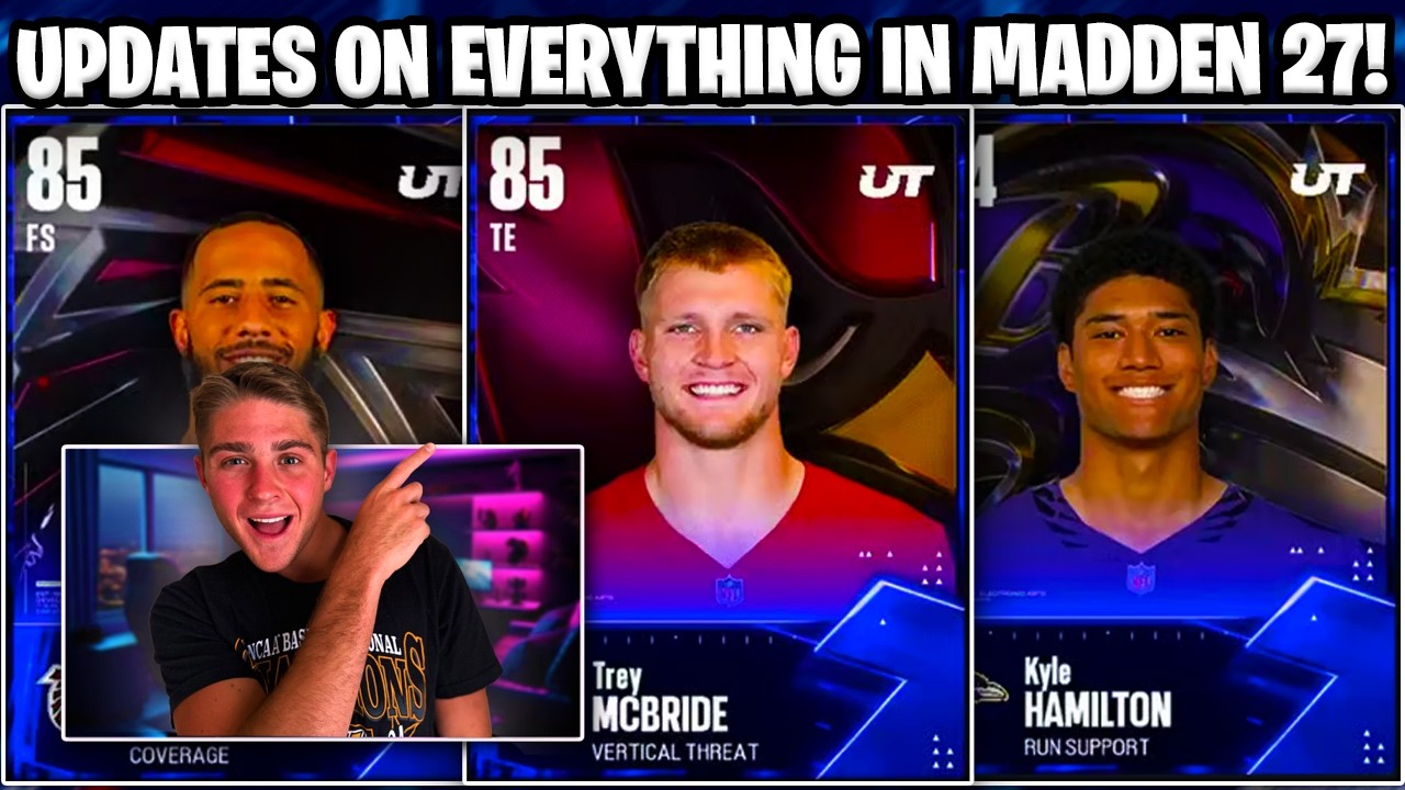 UPDATES ON EVERYTHING IN MADDEN 27! CORE ELITE TIGHT ENDS & SAFETY REVEALS + MORE!