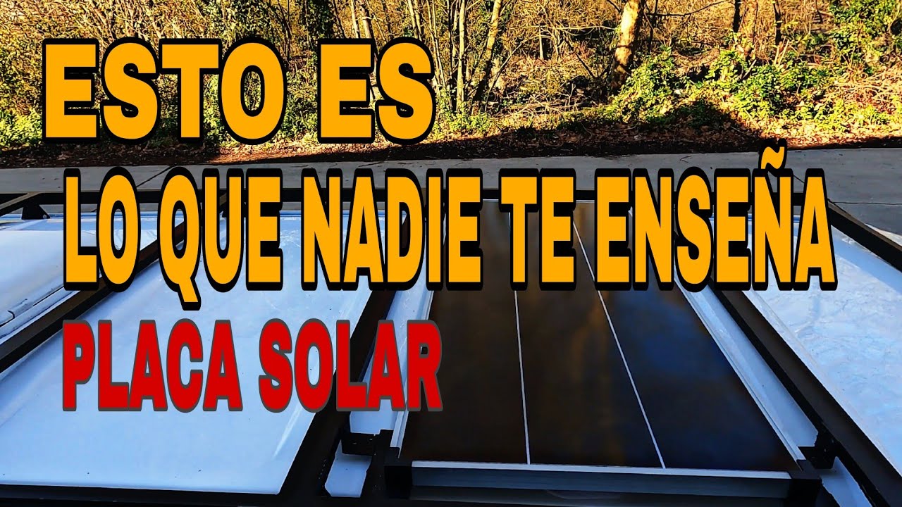 INSTALACIÓN DE PLACA SOLAR EN FURGONETA CAMPER
