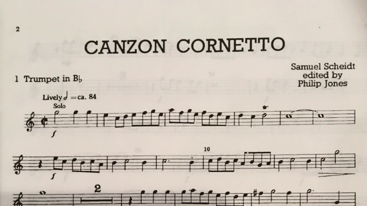Canzon Cornetto / Samuel Scheidt