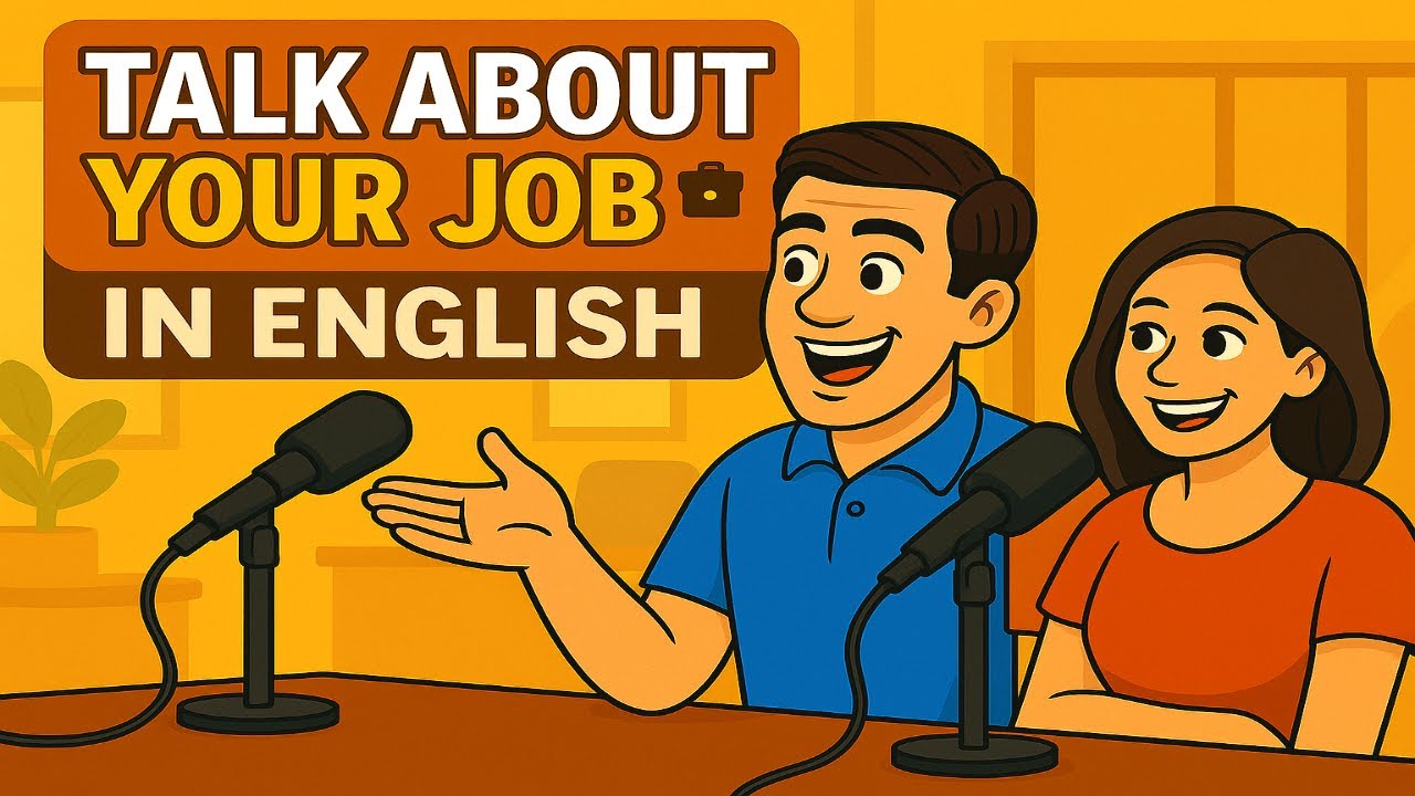 Talk About Your Job in English 💼 | Daily Work Conversation for Beginners (A1–A2)