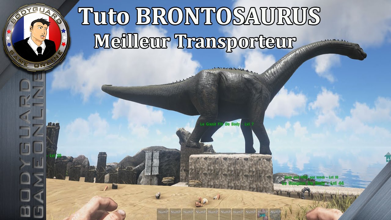 ARK Survival Evolved - Tuto Comment Avoir Un BRONTOSAURUS - C'est Le Meilleur Transporteur