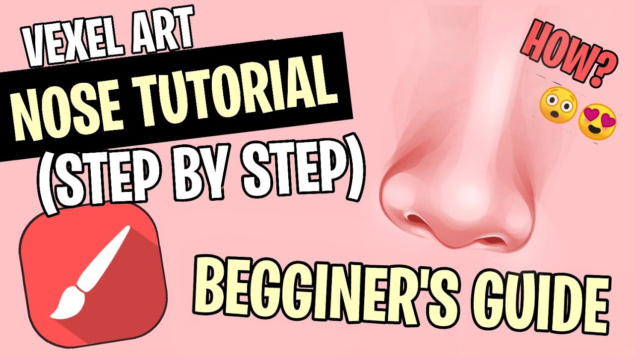 VECTOR / VEXEL NOSE TUTORIAL [ BEGGINER'S GUIDE ] INFINITE PAINTER