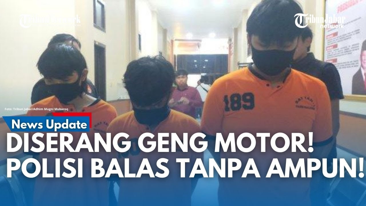 Bentrok Geng Motor vs Polisi! 10 Penyerang Petugas Diciduk Tanpa Ampun! Netizen: Tindak Sampai Akar!