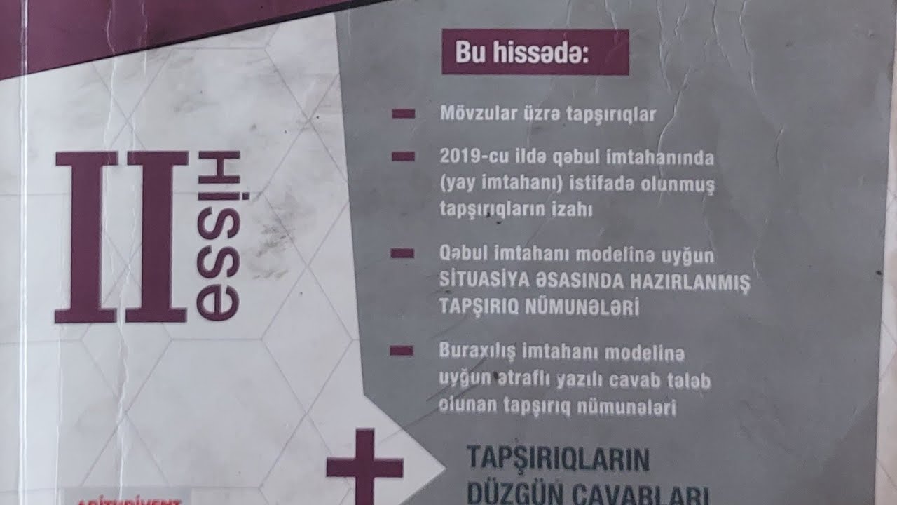 Paraleloqramın və rombun sahəsi. Fiqurların sahəsi. Test toplusu