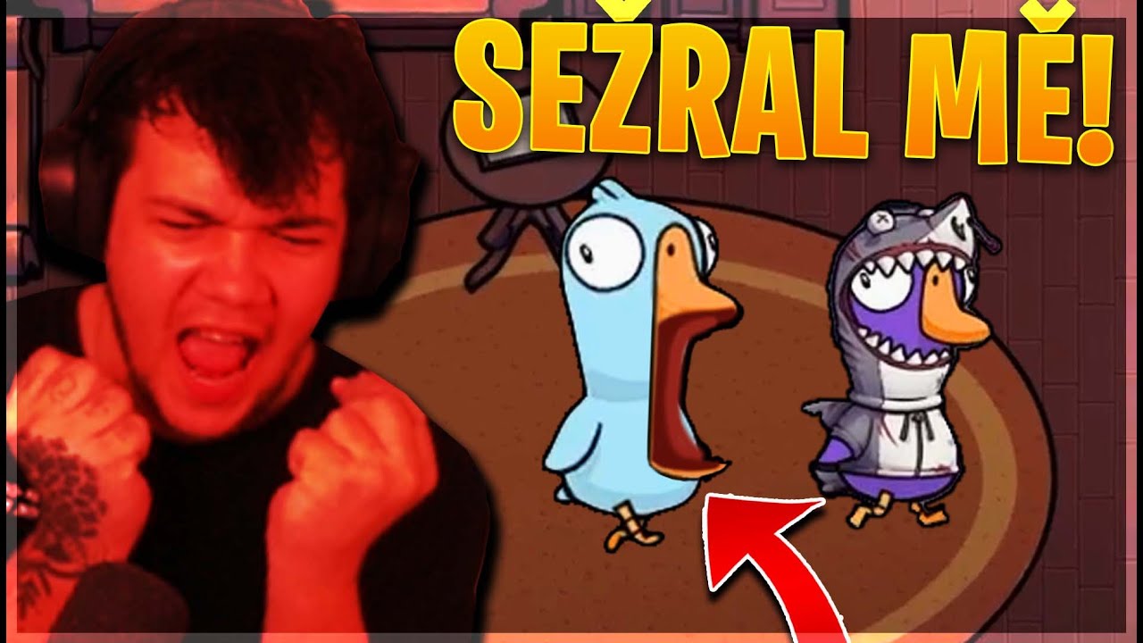 ON MĚ SEŽRAL?!🤬 | GOOSE GOOSE DUCK [MarweX]