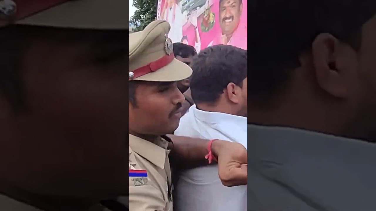 Students of the Congress Party's student wings called KTR inauguration mosa ram bridge