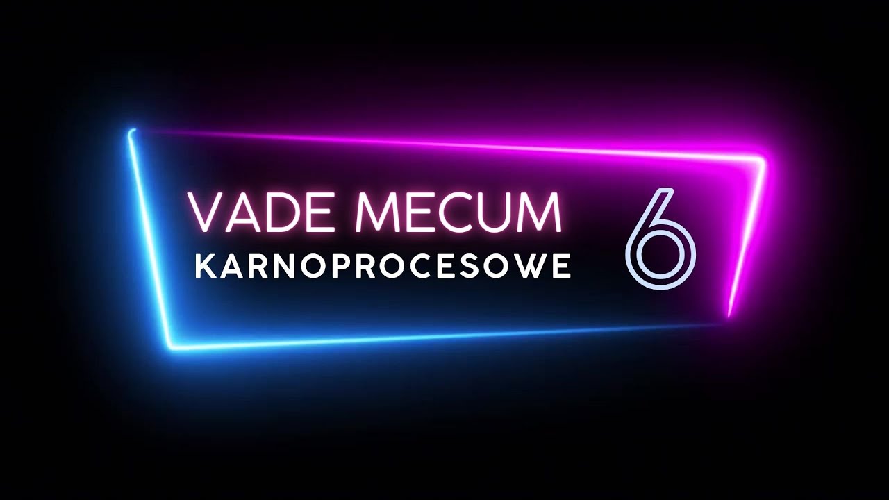VadeMecum Karnoprocesowe Pawellasa -  dział 6