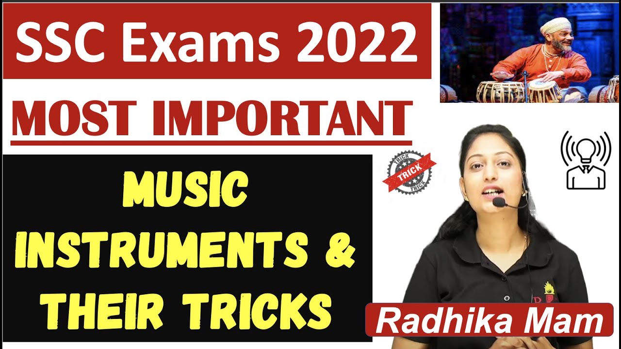 SSC CGL Static GK| Famous musical instruments and their players| Learn with tricks