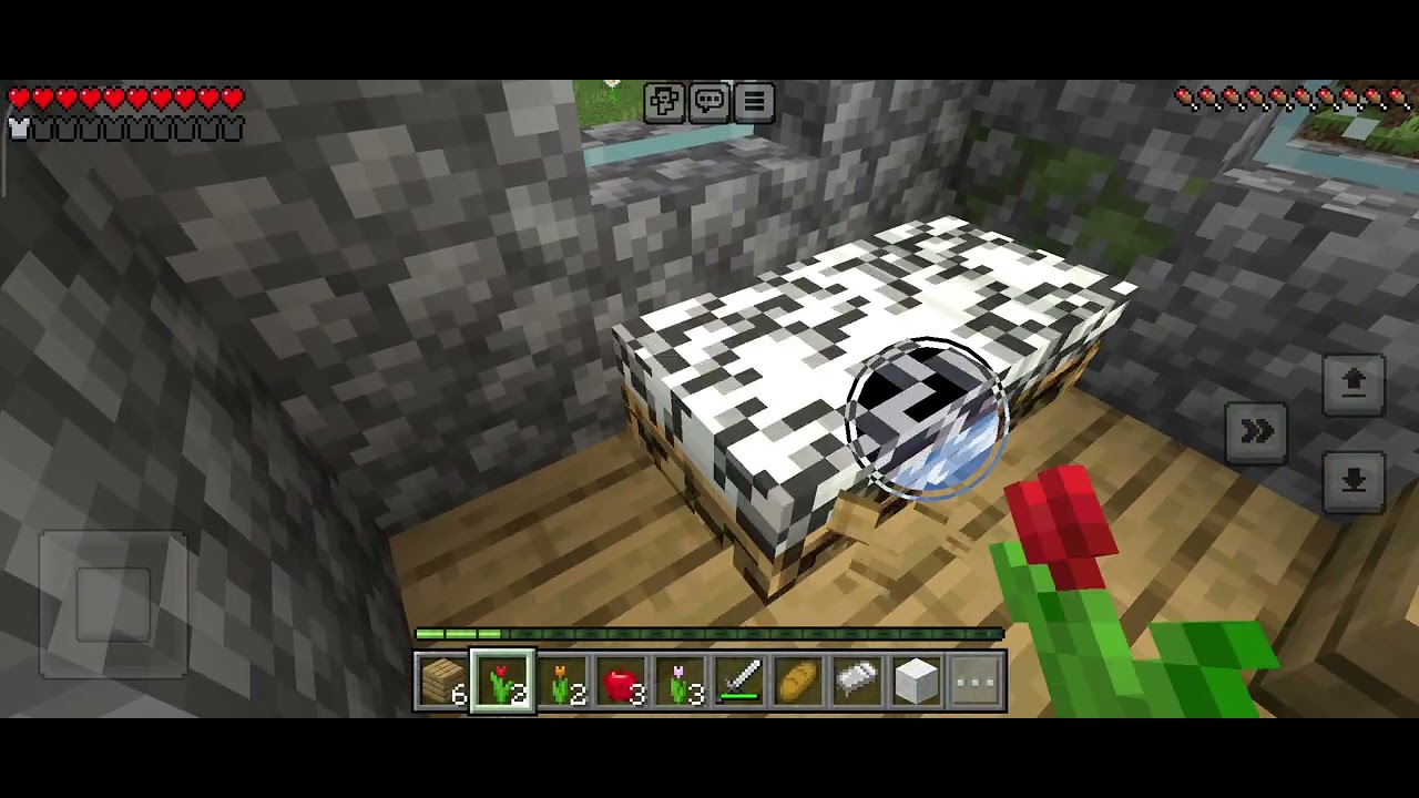 MİNECRAFT da ev yerine toprağın altına ev yaptım. 