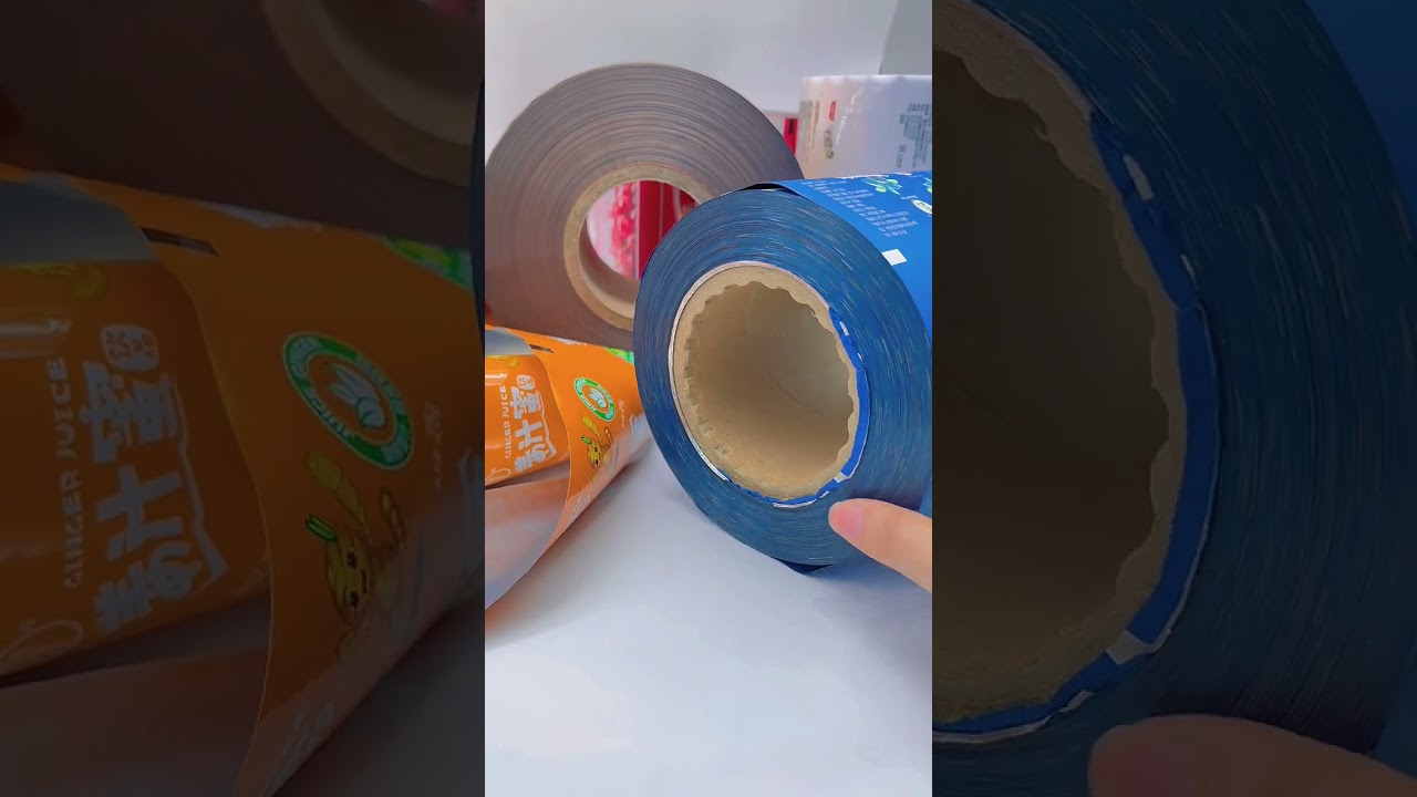 Metal food plastic packaging film roll
