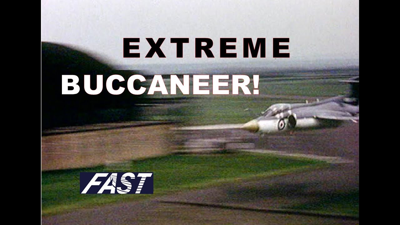 Buccaneer Extreme Low Level Flight! Just missed the ground!