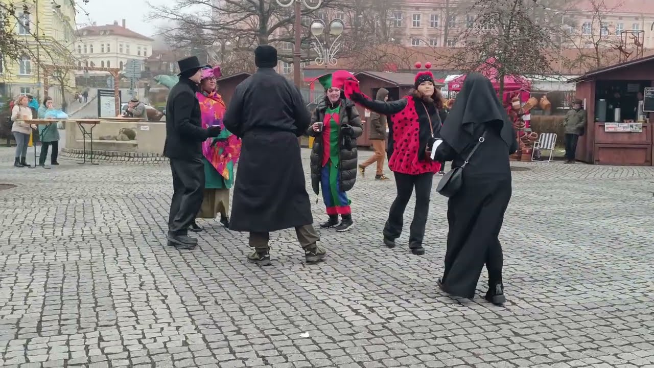2 ч.Отрывки с чешского Масопуста/масленницы  #olinacz #winter #масленица