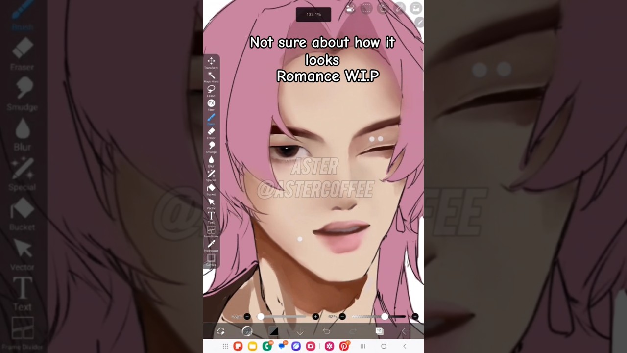 Romance Saja W.i.p #art#kpopdemonhunters#sajaboys#romance#jinu#abby#baby#mystery#huntrix#kpdh
