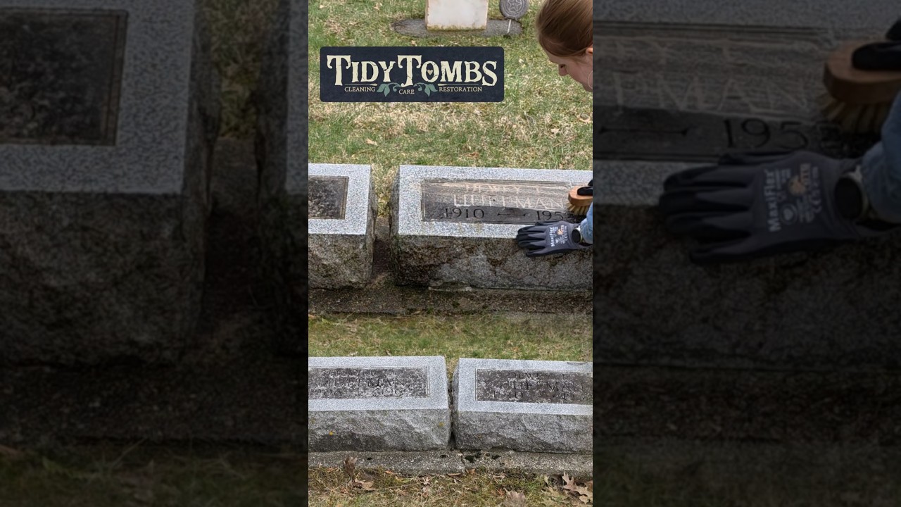 Headstone Cleaning - Homer & Dewey Huffman