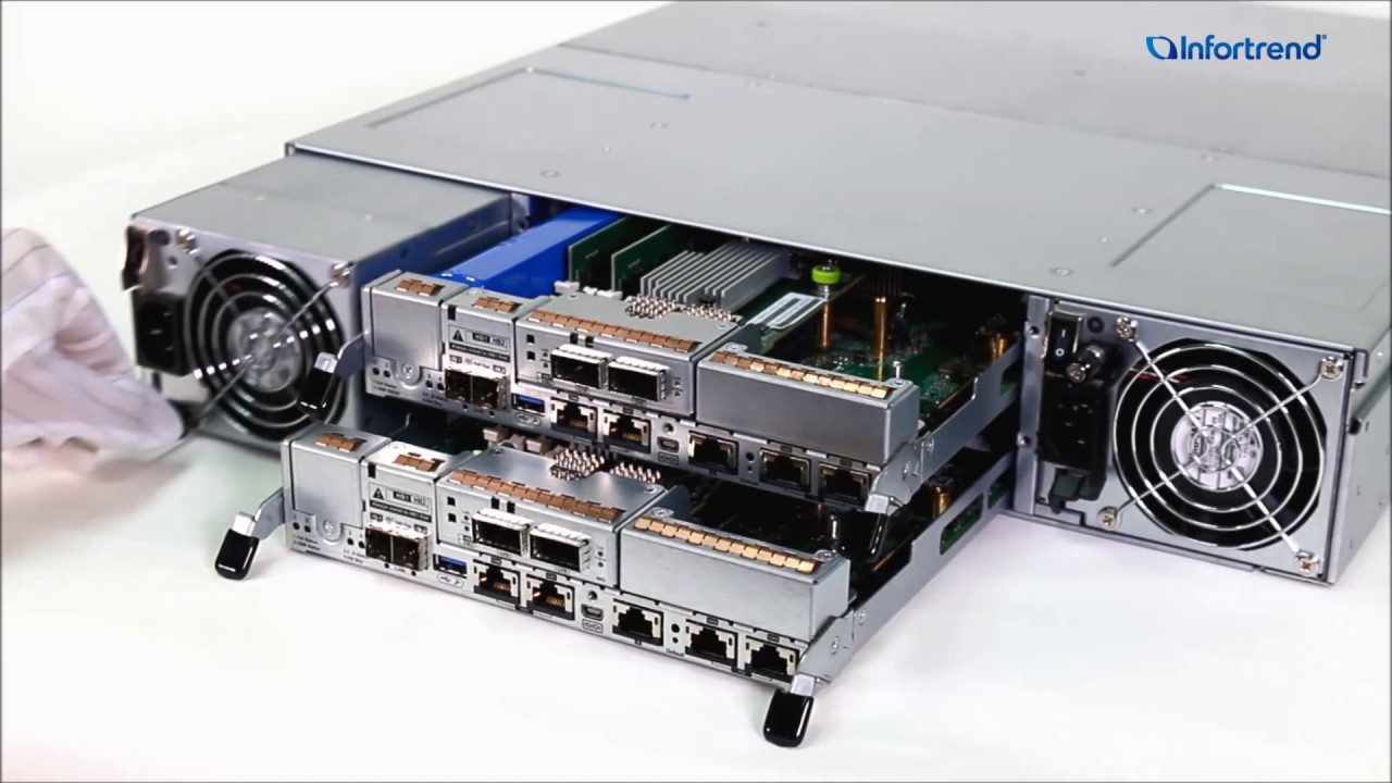 Infortrend Rackmount Models: Modular and Cable-less Design Introduction