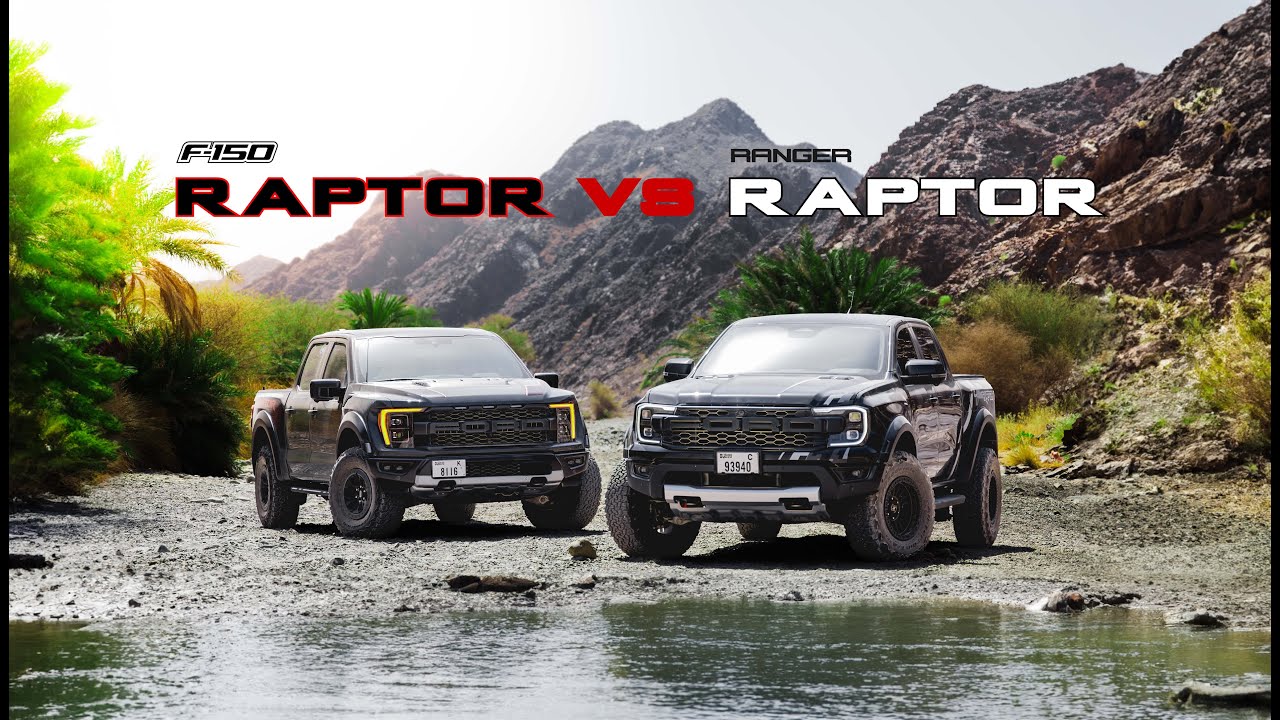Битва Рапторов!! F150 Raptor против Ranger Raptor (4k)