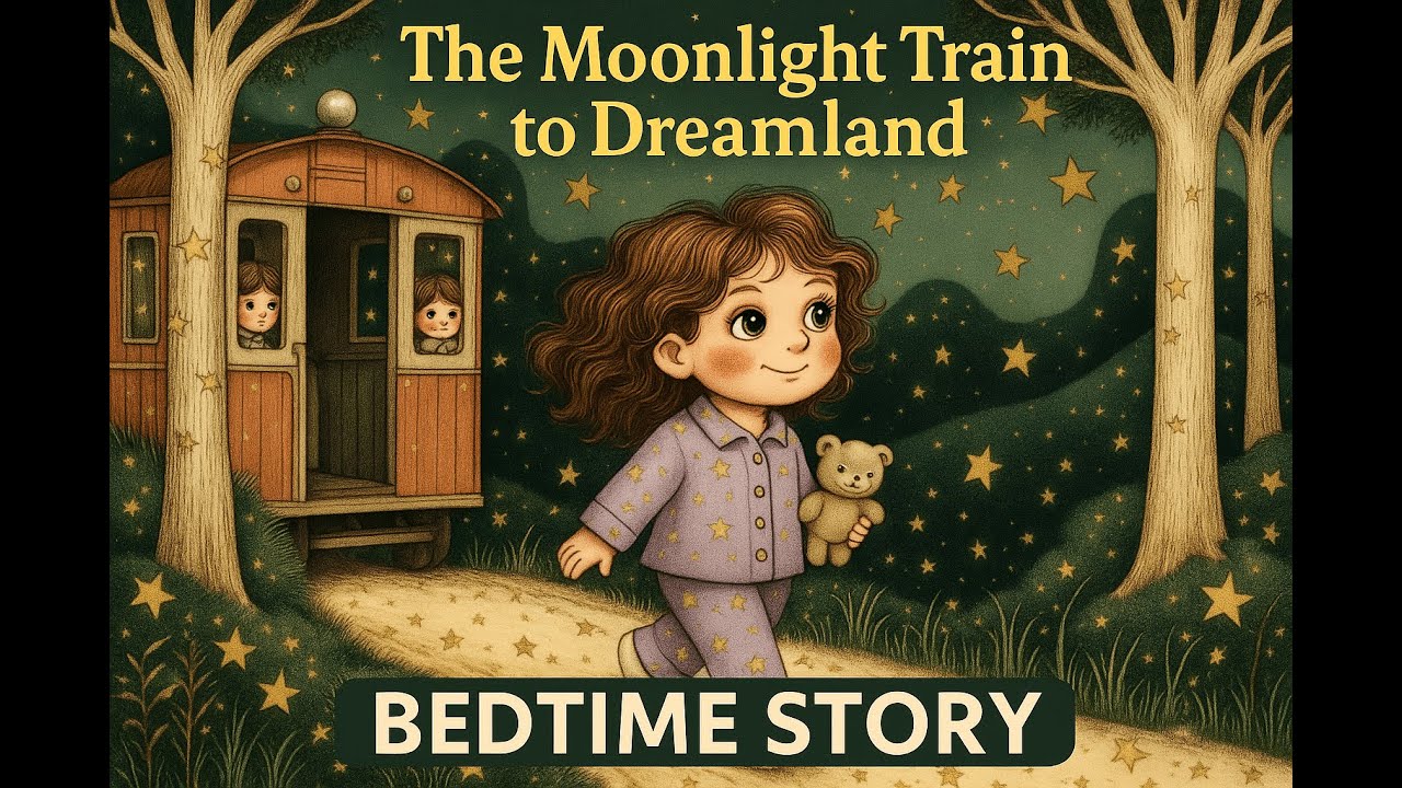 🚂✨ The Moonlight Train to Dreamland | A Gentle Bedtime Story for Kids 🌙💤