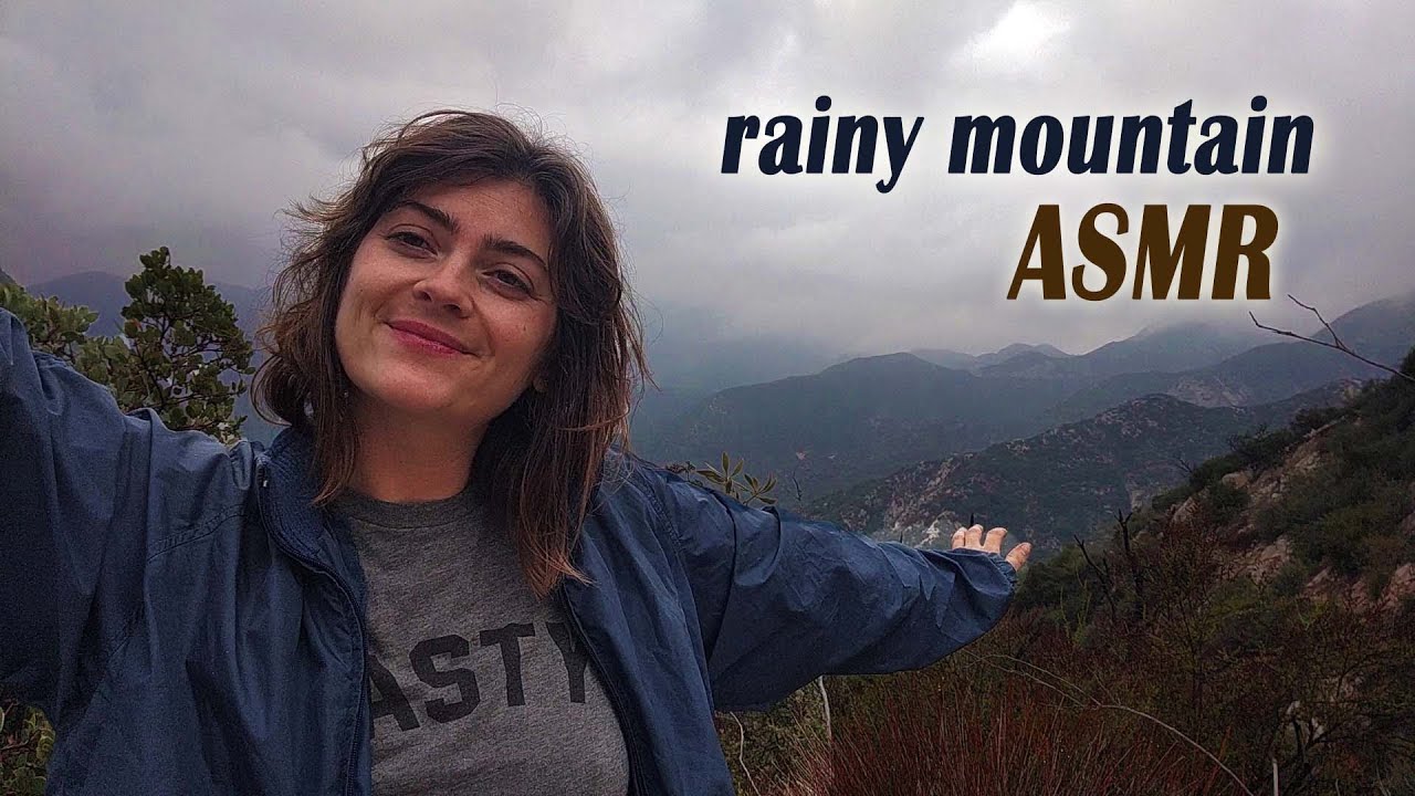 Nature Cleanse ASMR In the Rain🌲🏔Let go of wanting, find peace💜Stick Crunches, Crystal Rock Tapping