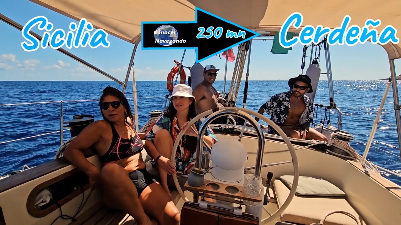Cruce a vela de Sicilia a Cerdeña ⛵️ | Ep.44
