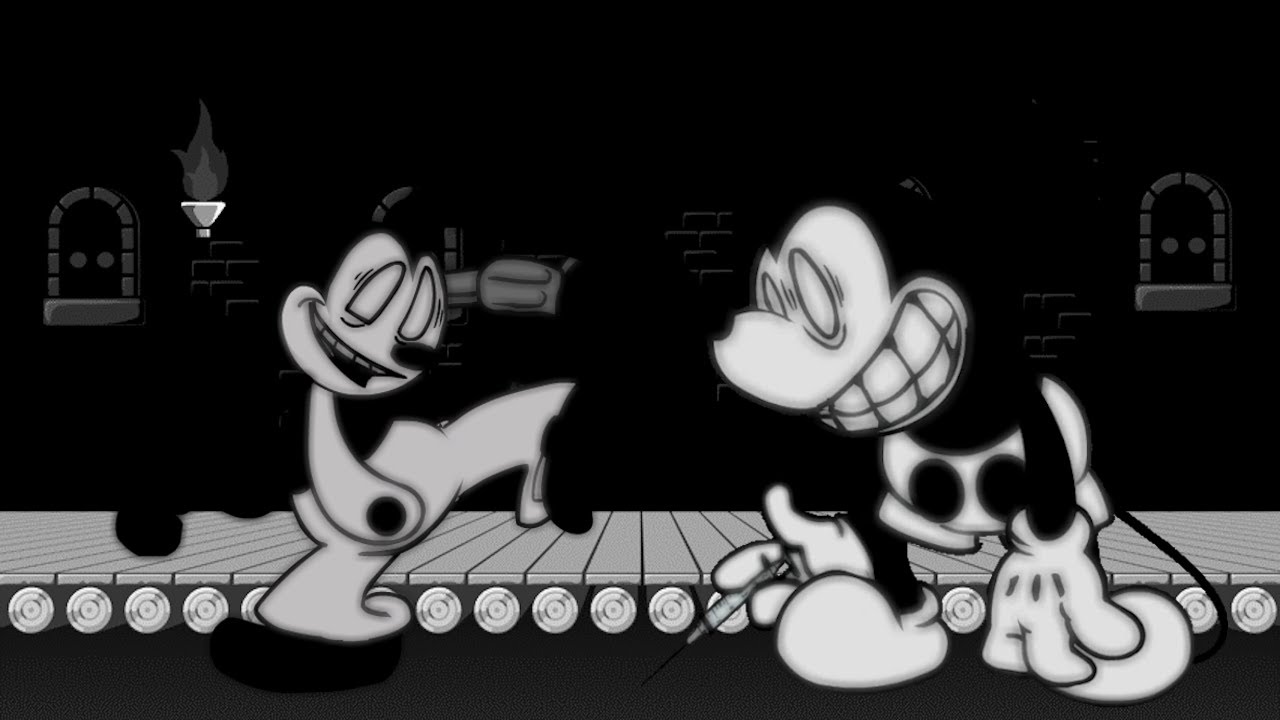 【FNF】Oh God No but Oswald and Mickey Mouse sings it
