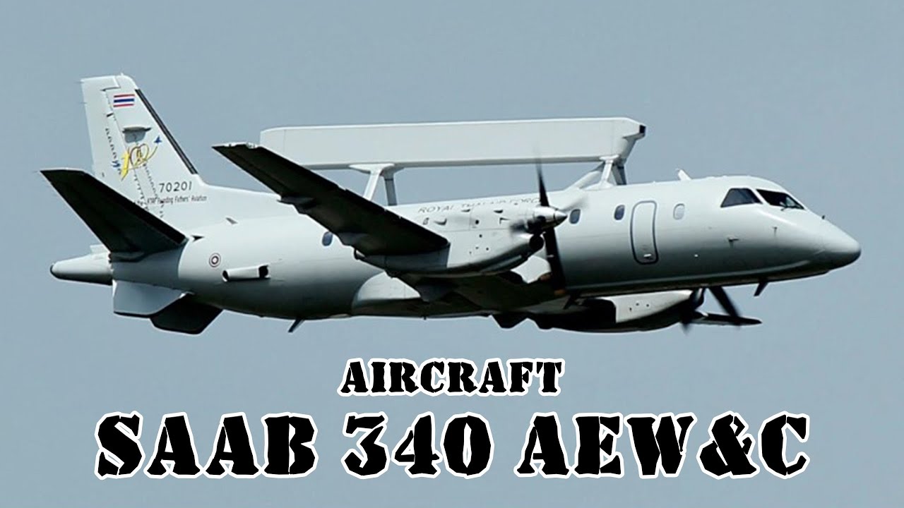 Swedish aircraft Saab 340 AEW&C || Review
