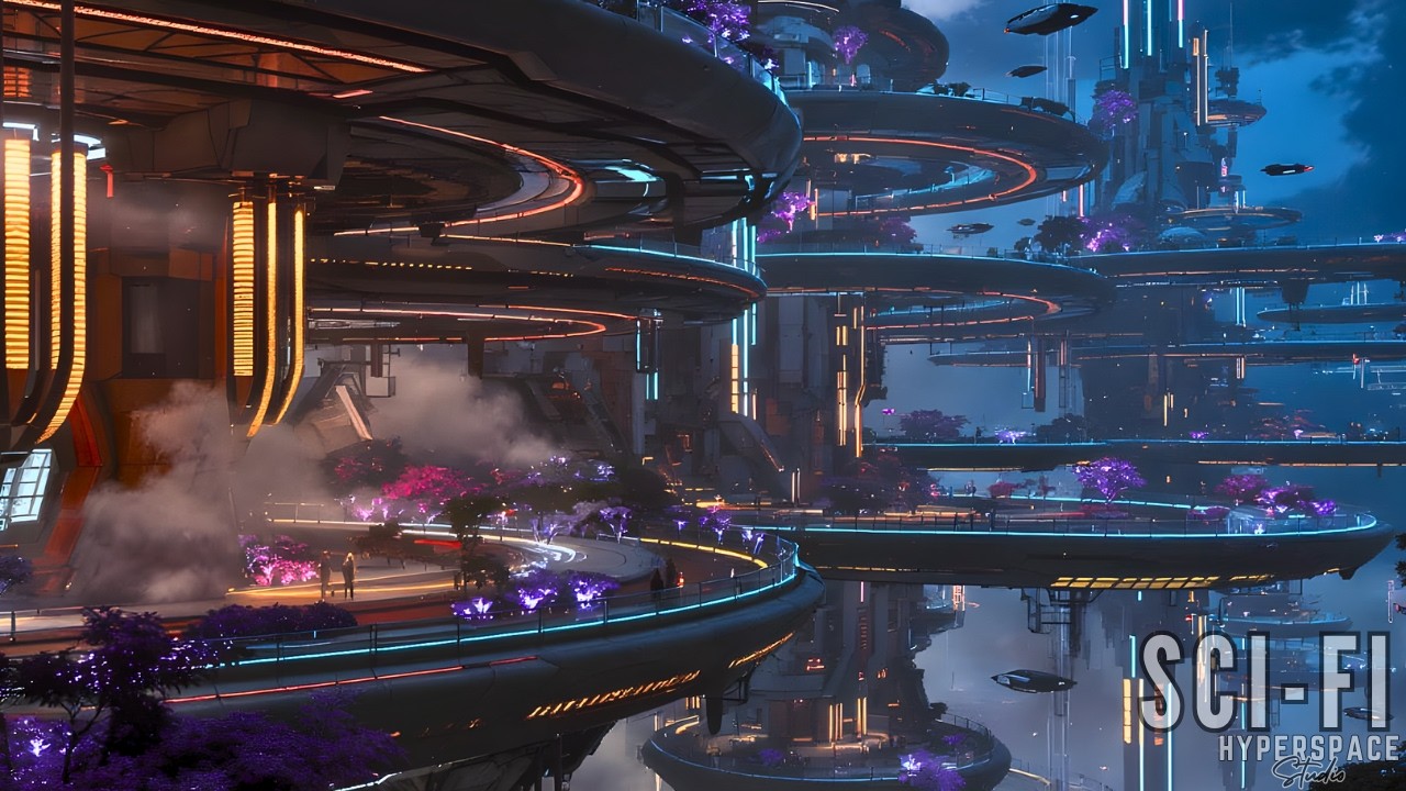 When Humanity Touches the Stars &ndash; A SciFi Cinematic Futuristic Worlds [4k]