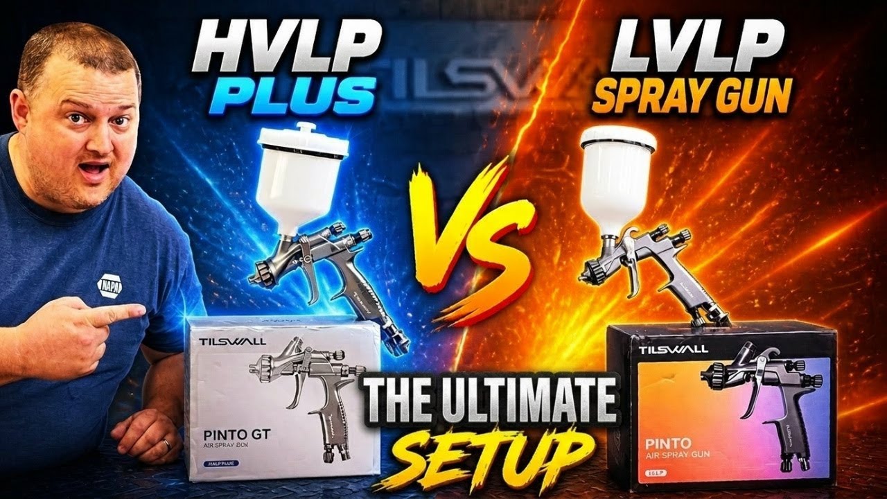 Обзор краскопультов Tillwall Pinto GT Plus HVLP и Pinto LVLP: универсальный комплект для любого м...