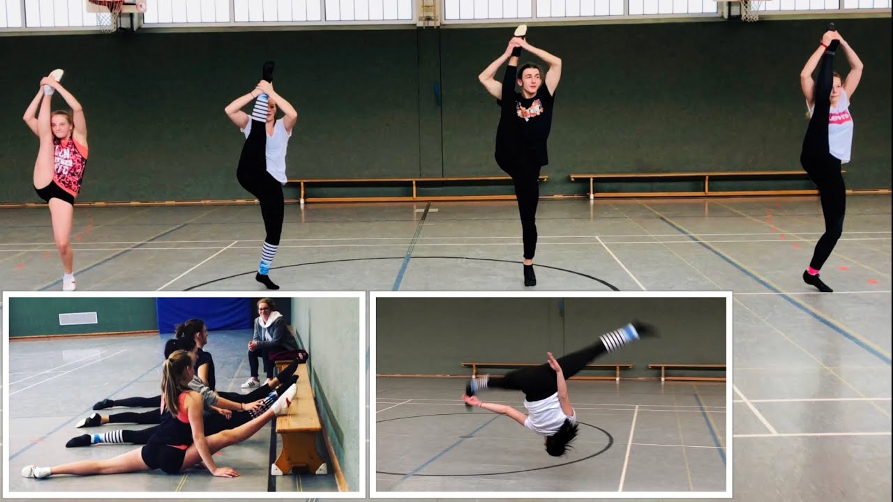 Solomariechen / Solomajor und Tanz Akrobatik  Training 💪 mit Saskia Paula Ben Jadranka und Haley