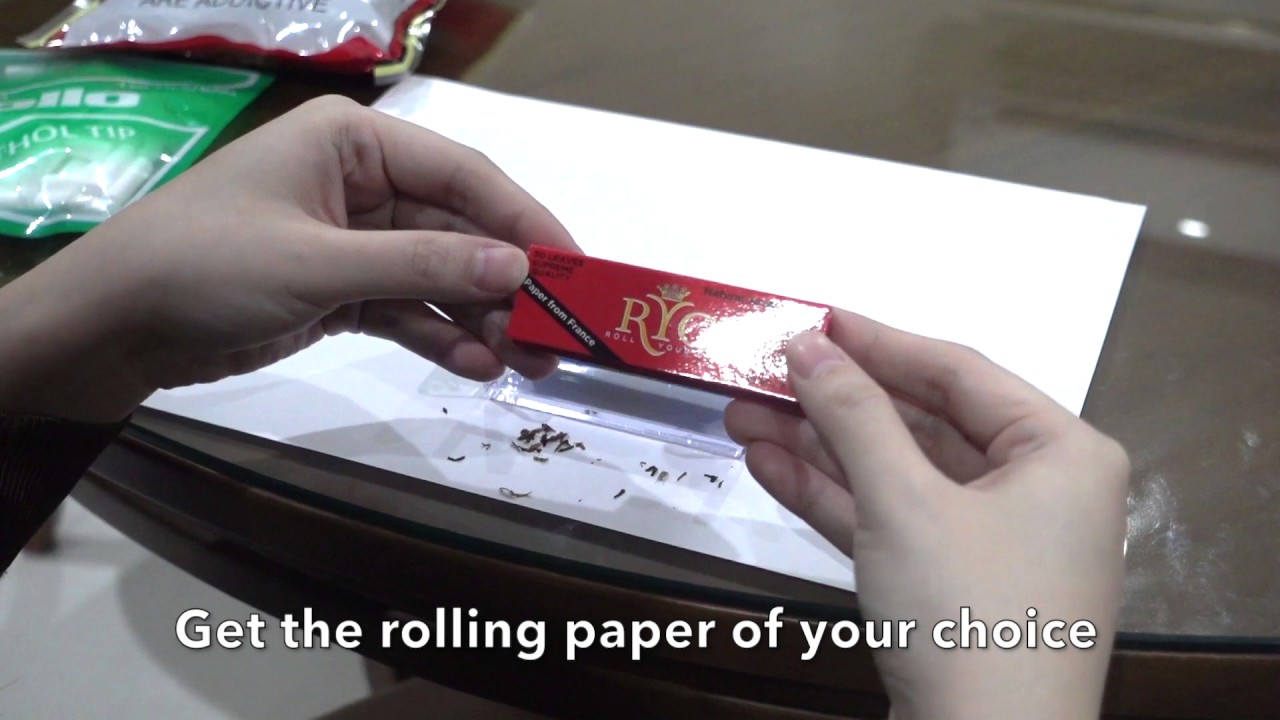 Rolling Paper Video - How to Use the RYO Rolling Machine