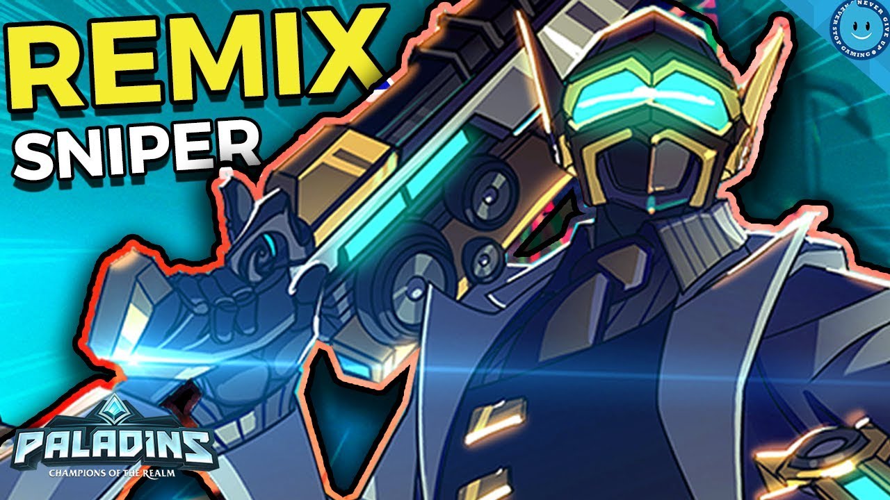 NEW REMIX STRIX SKIN! Best Sniper In Paladins! Unauthorized Use Strix Gameplay! (Paladins 1.8)