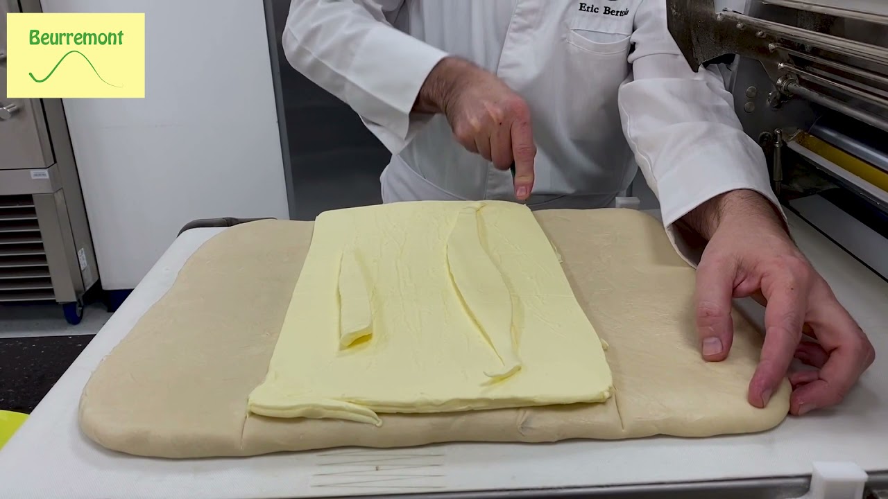 Making Croissant Dough Using Beurre de Tourage.