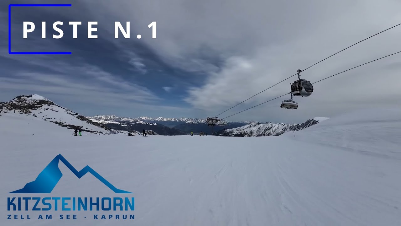 (AT) Kitzsteinhorn | Piste n.1 | Gletscherjet 4 ► Alpincenter
