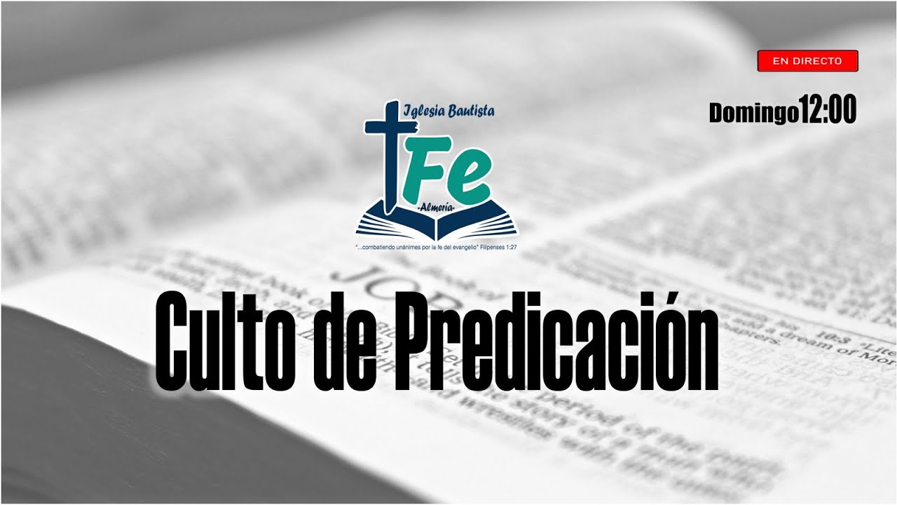 Llamados a trabajar en la obra de Dios - Hageo (parte 2)//Culto de Predicación 28 de Diciembre 2025