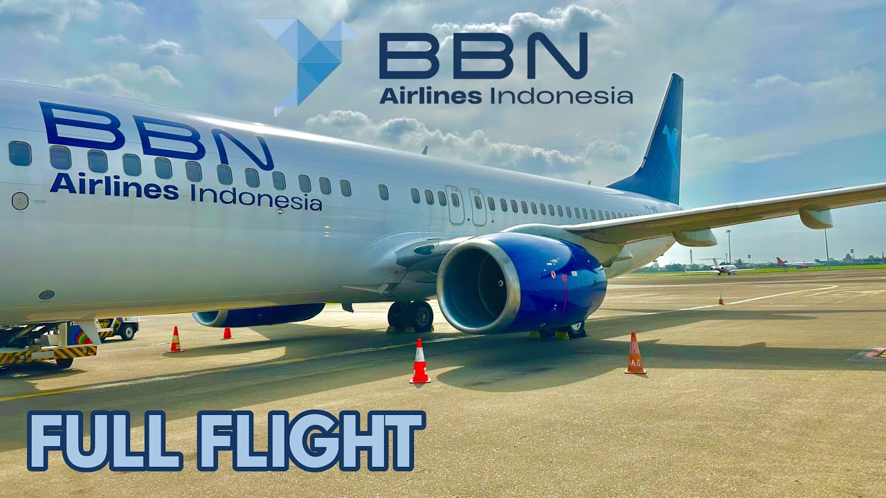 FULL FLIGHT | BBN AIRLINES INDONESIA SURABAYA-JAKARTA | 7B 762 | PK-BBF