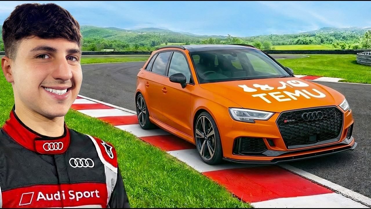 Ho MODIFICATO la MIA AUDI A3 INCIDENTATA con 1000€ di PEZZI di TEMU e L'HO PORTATA IN PISTA