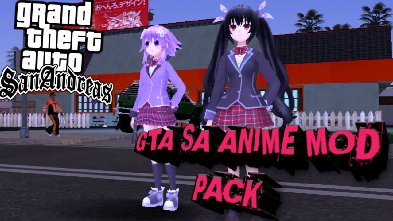GTA SA ANIME GIRLS MOD PACK (REVIEW+SHARE)