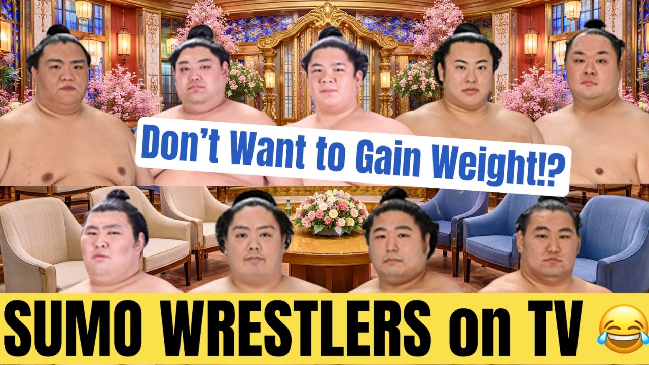 Sumo Wrestlers on Japanese TV &mdash; Funniest Moments Explained
