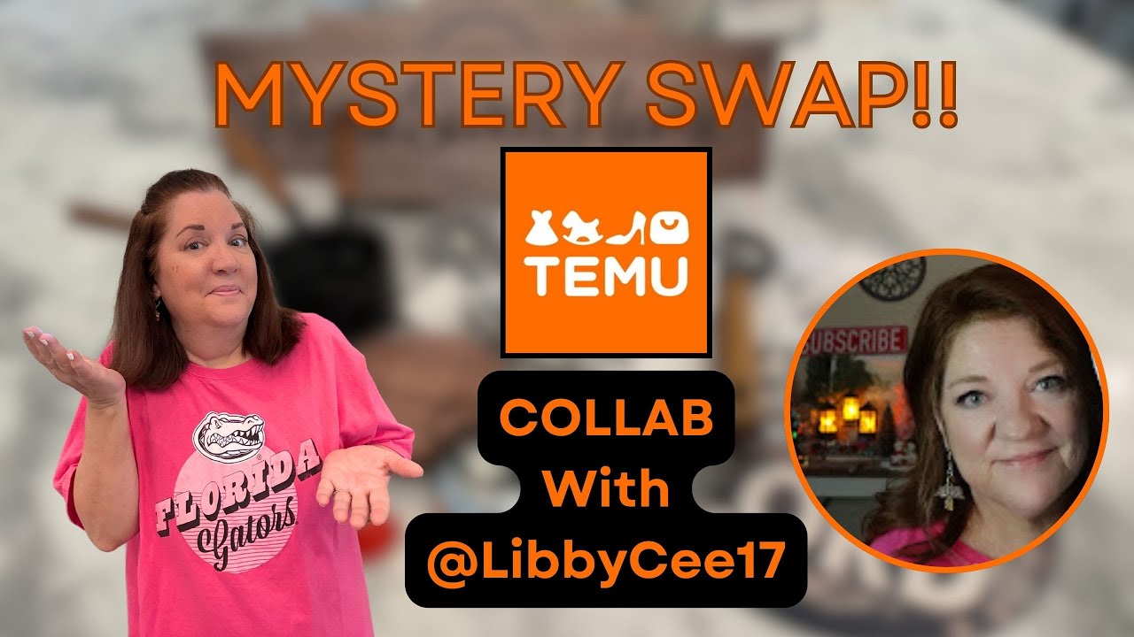 TEMU MYSTERY SWAP/HAUL With @LibbyCee17 PLUS WEIRDEST Item Find!🤪
