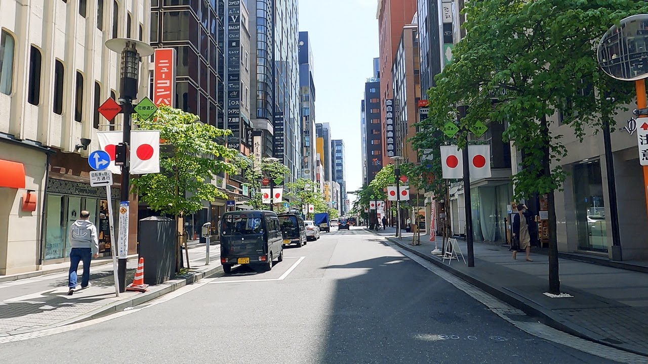 Tokyo Drive 4K - Yurakucho & Ginza (Chiyoda City & Chuo City) 2021 Driving in Japan 東京ドライブ 有楽町 銀座