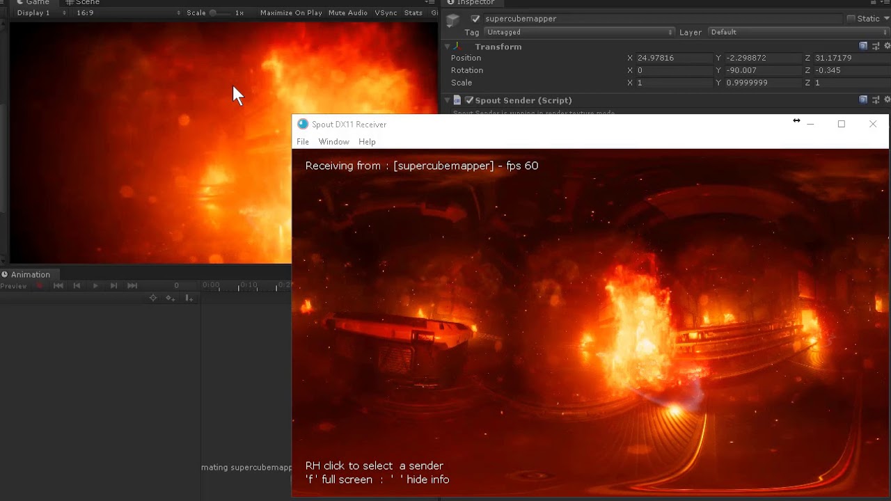 Unity SuperCubeMapper: 360 capture and broadcasting