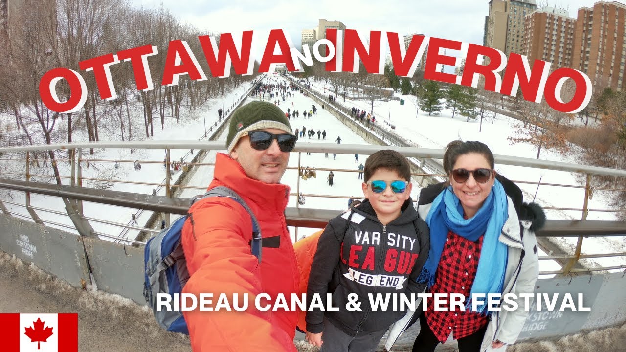 O que fazer em OTTAWA CANADA no inverno  | Rideau Canal Ice Skating