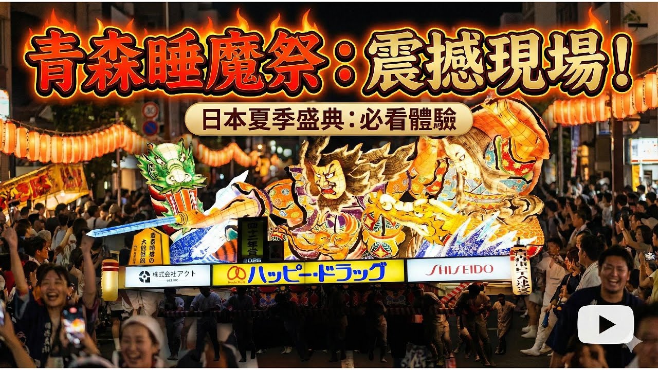 東北的第一大祭典，2025青森睡魔祭！身歷其境感受在現場的震撼