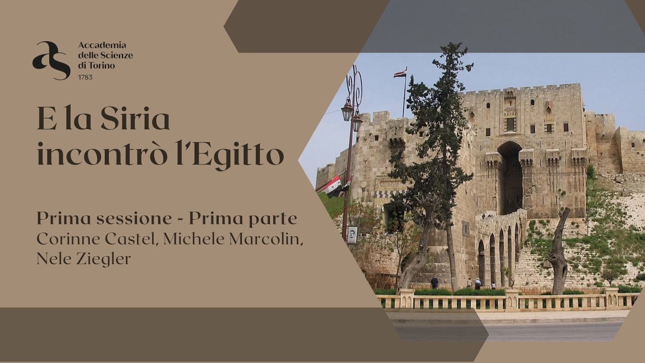 E la Siria incontrò l’Egitto: 50 anni di scoperte in Siria. Prima sessione - Pt. 1