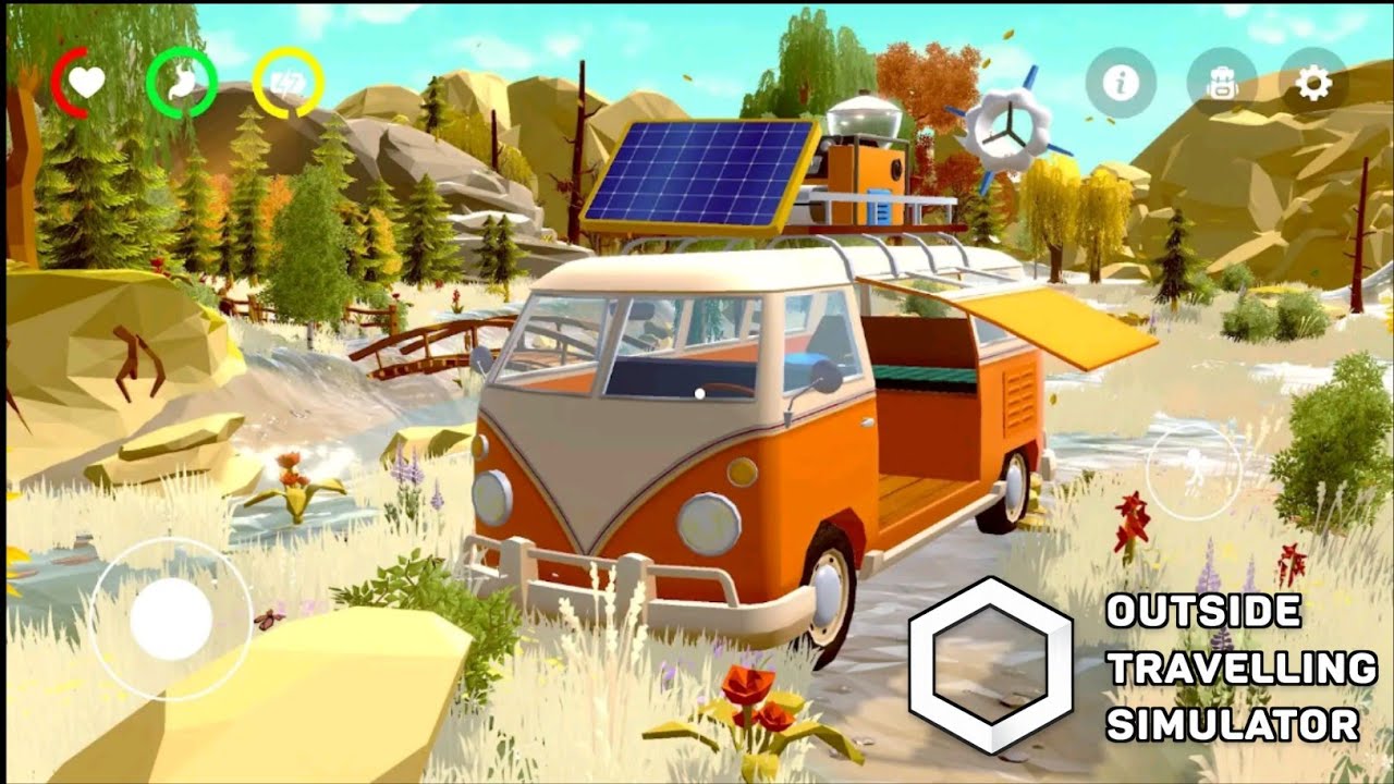 OUTSIDE TRAVELLING SIMULATOR (OPEN WORLD GAME) Gameplay !
