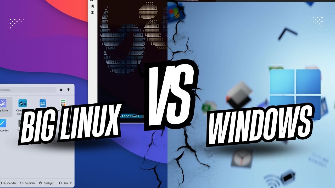 ⭐ Windows 11 vs. Big Linux Episódio 1 - O Windows te ajuda a dormir...