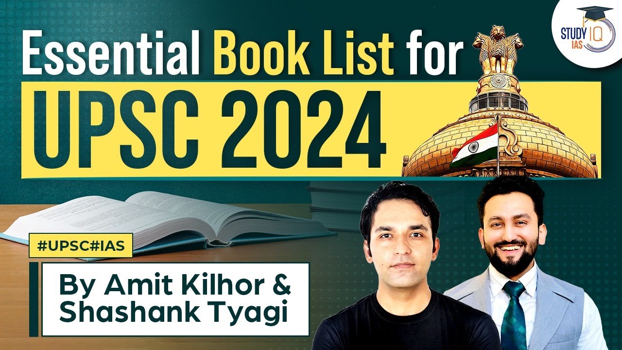 Essential Book List for UPSC 2024 | StudyIQ UPSC (Pre + Mains) Live Foundation Batch | StudyIQ IAS