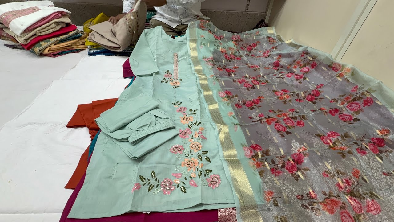 Chickpet Bangalore Wholesale Party wear Kurti sets. single piece courier avail || CLEARENCE SALE ||