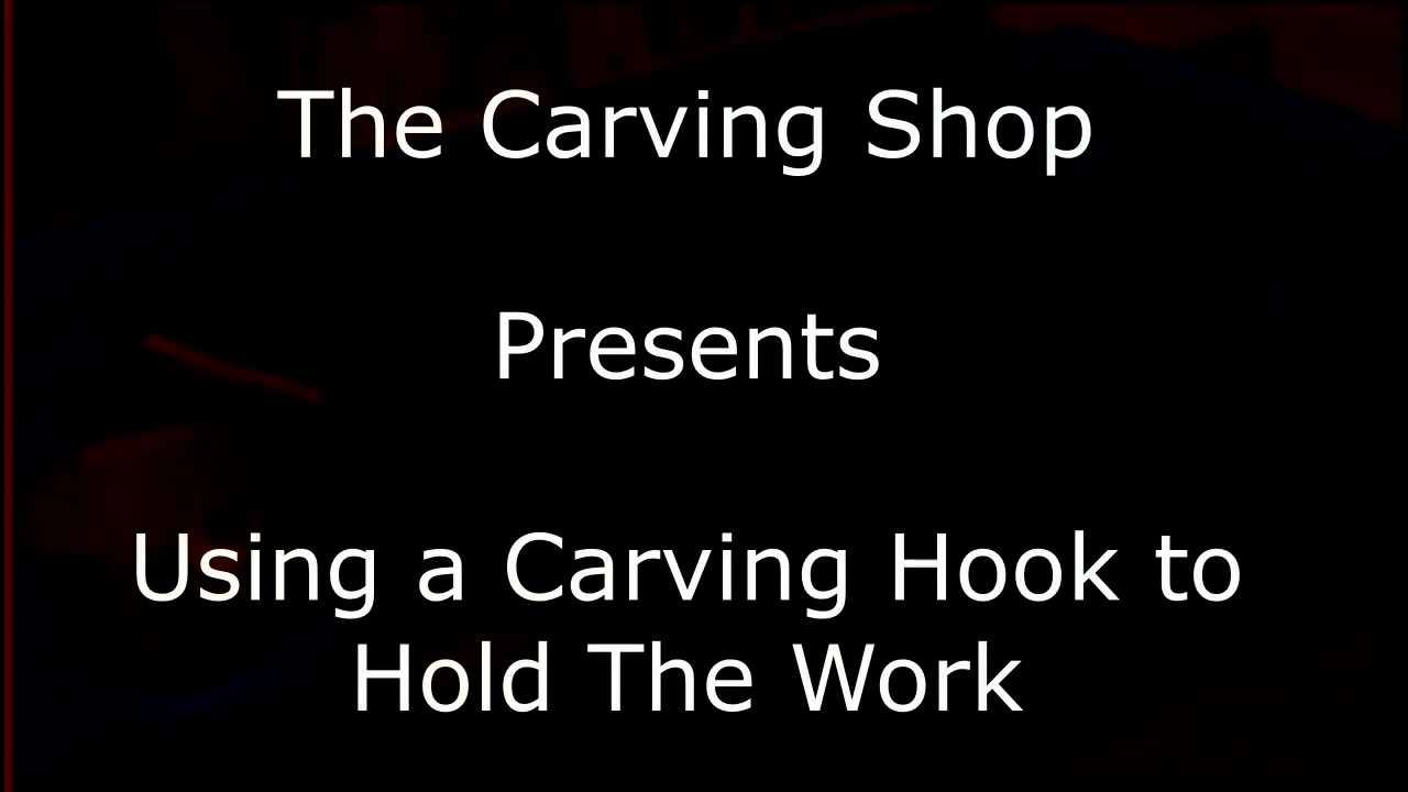 Carving Hook for Holding Wood