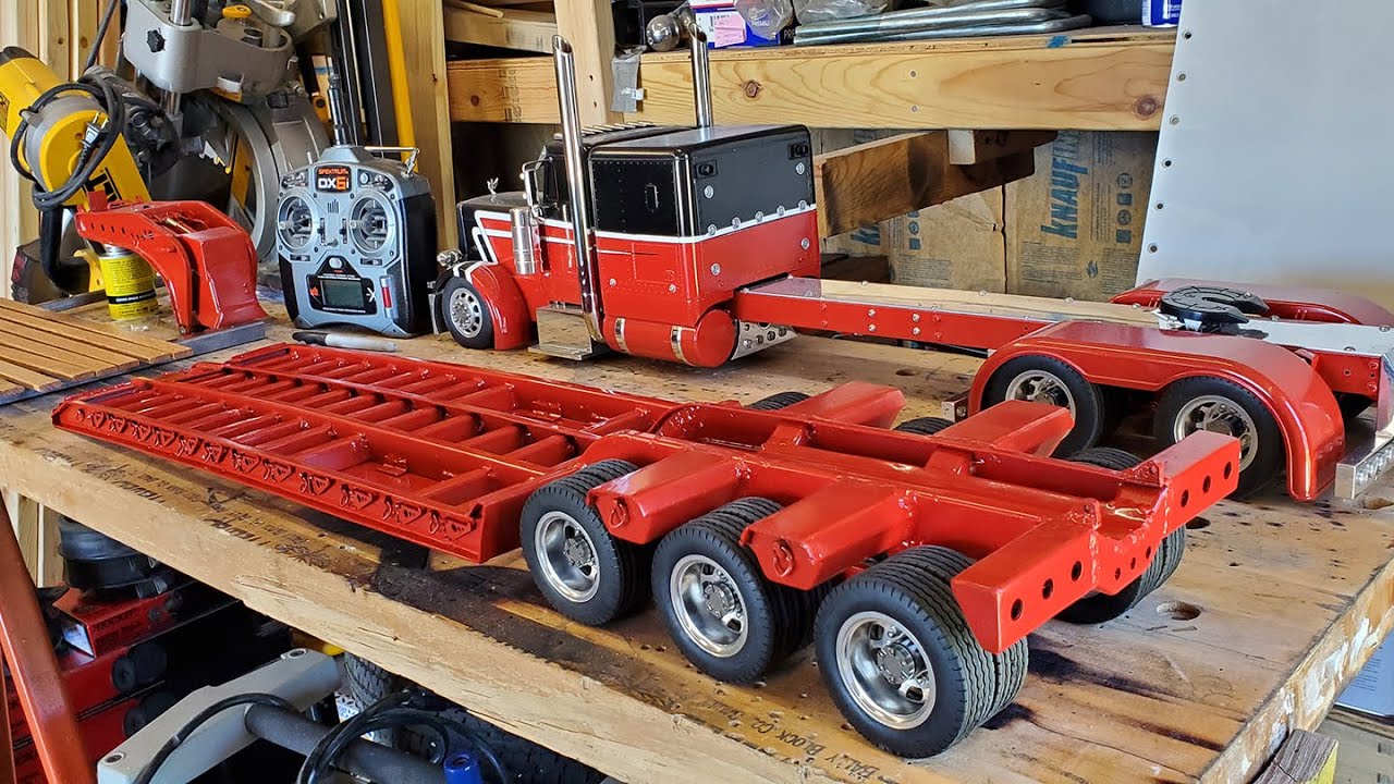 Fabricating 1/14 Lowboy For Semi Truck Part 31